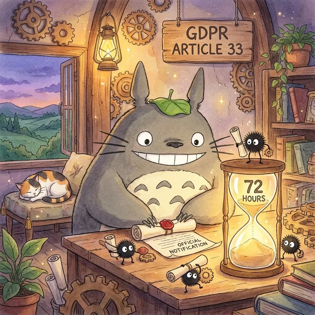 GDPR Article 33: The 72-Hour Breach Notification Rule (2026 Guide)