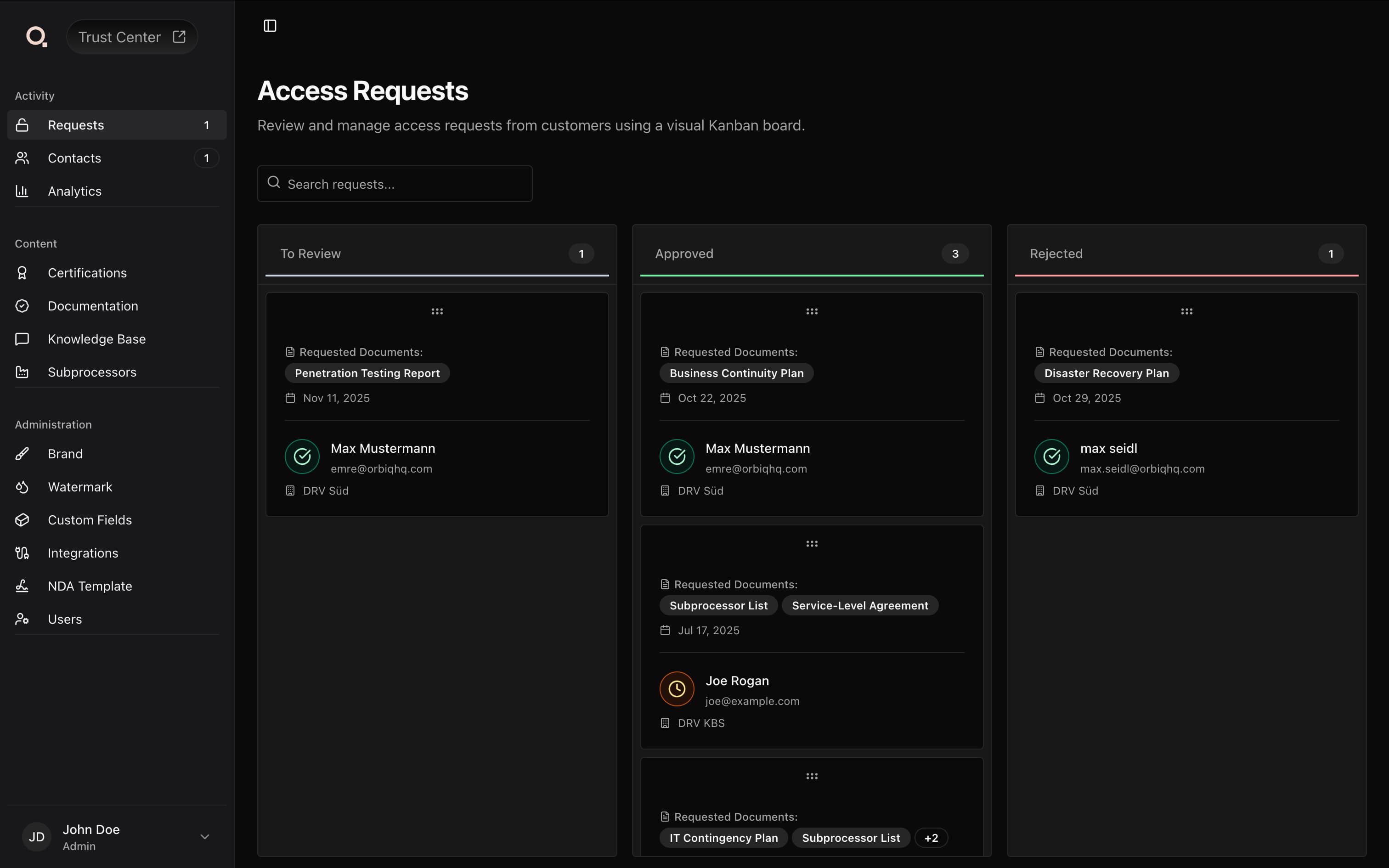 Gebrandetes Öffentliches Profil